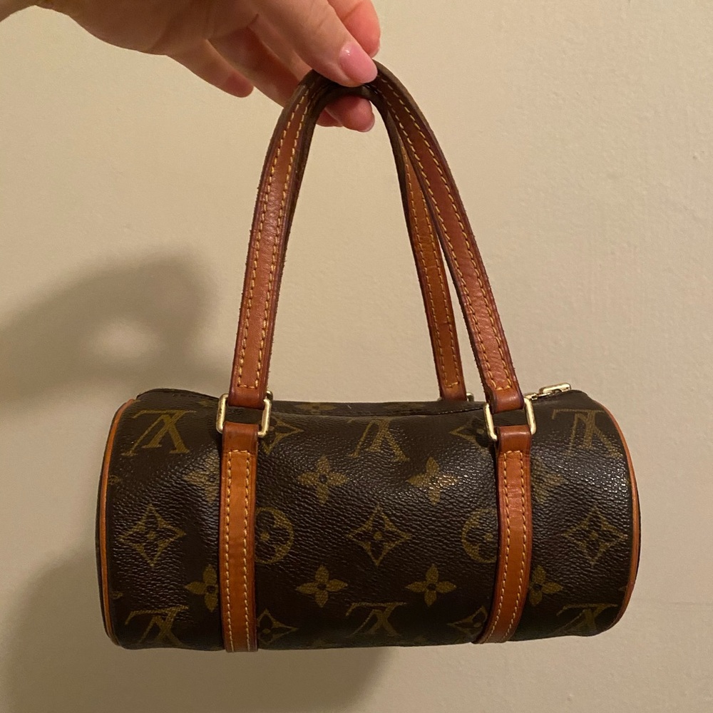 Authentic Louis Vuitton mini “tootsie roll” bag